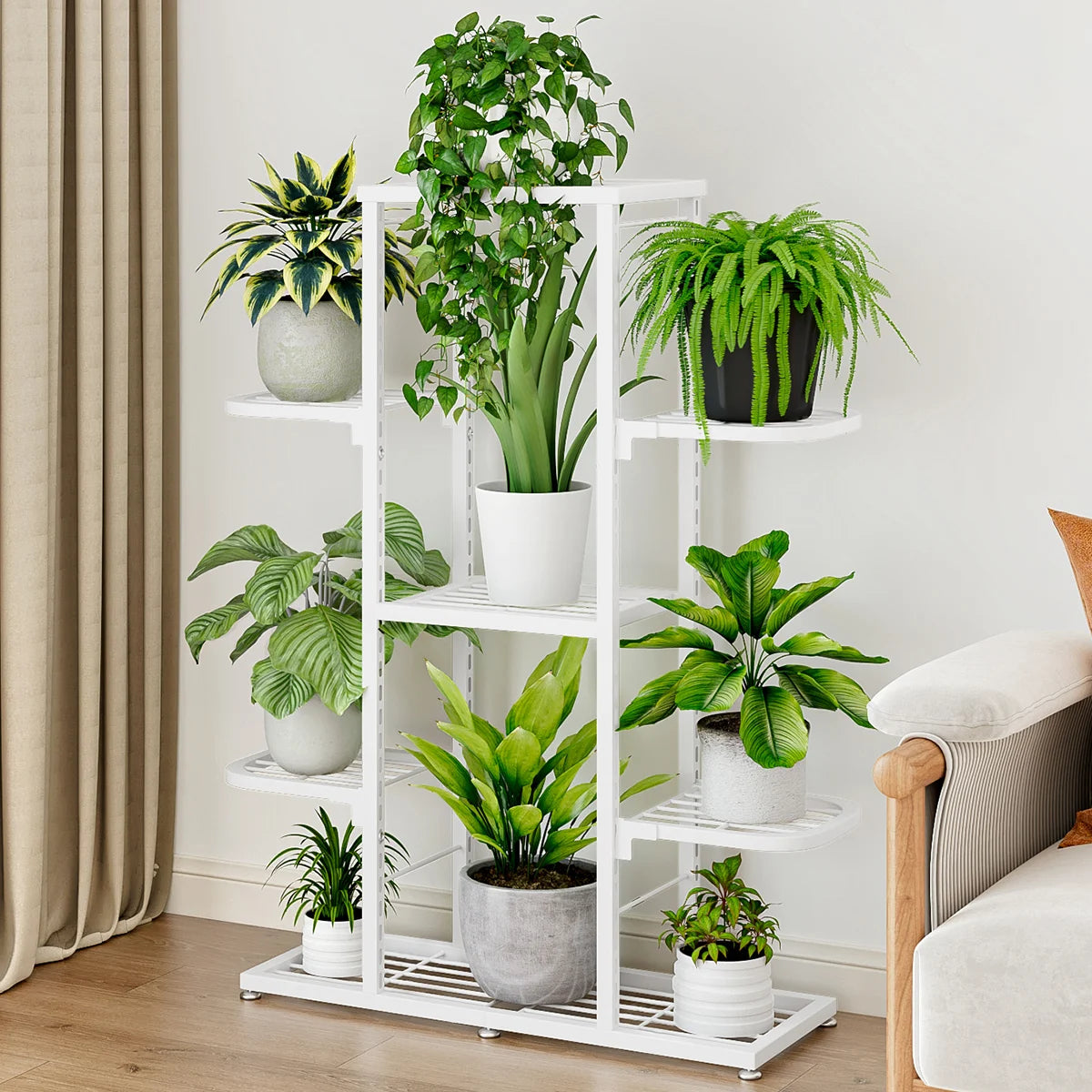 Plant Stand, 5 Tier/7 Tier Anti Slip Waterproof Corner