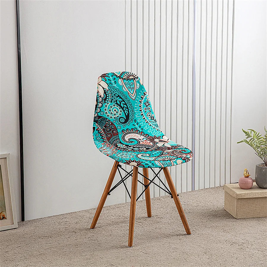 1Pc Printed Dining Table and Chair Cover