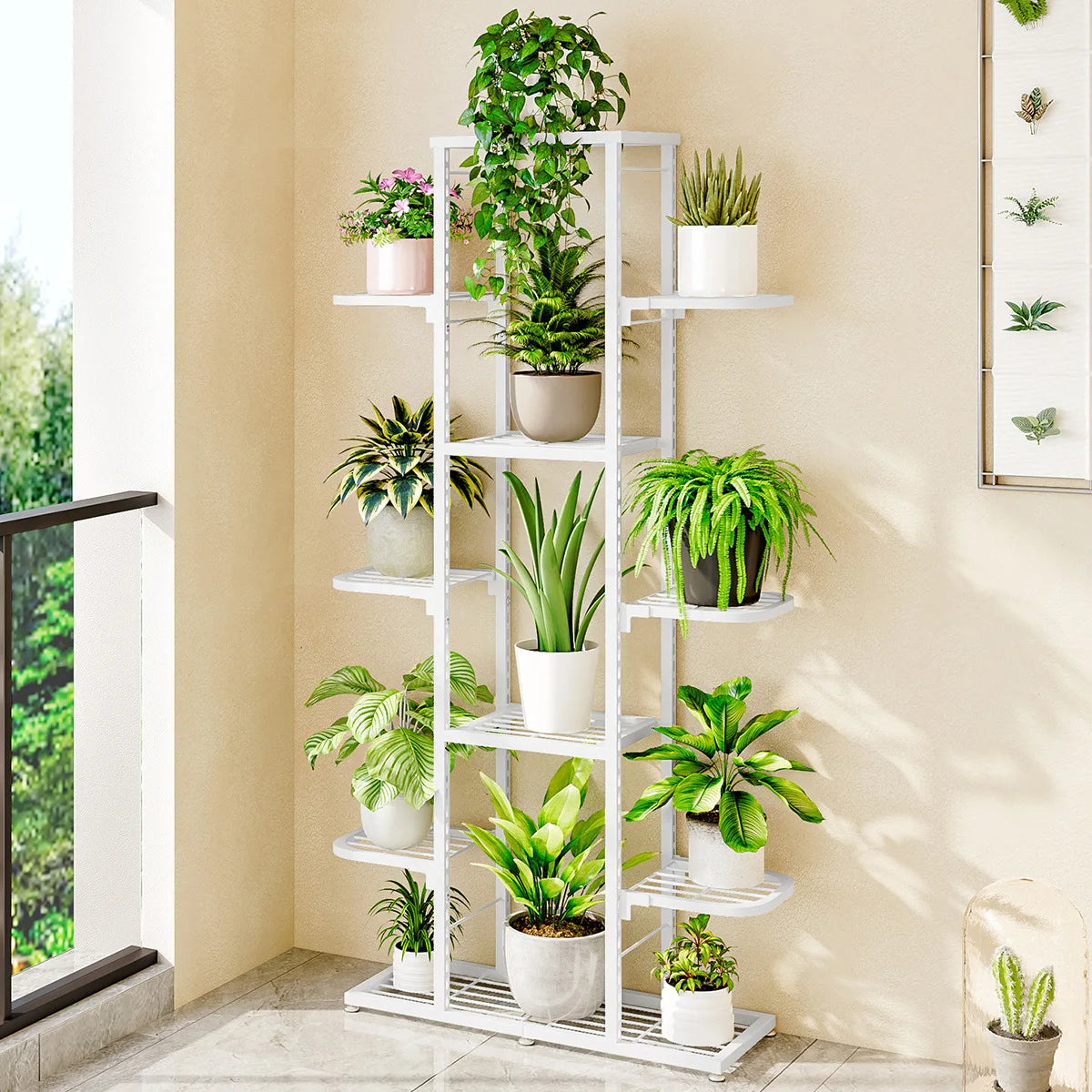 Plant Stand, 5 Tier/7 Tier Anti Slip Waterproof Corner