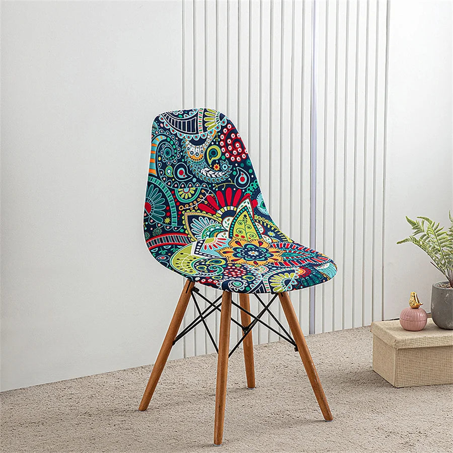 1Pc Printed Dining Table and Chair Cover