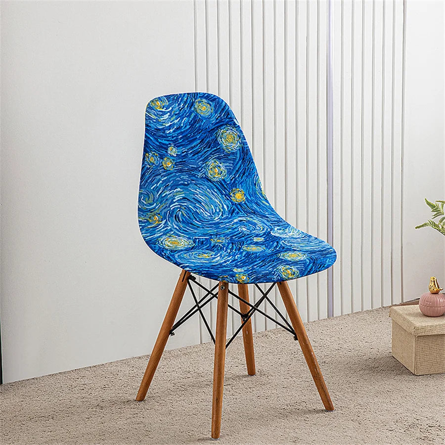 1Pc Printed Dining Table and Chair Cover