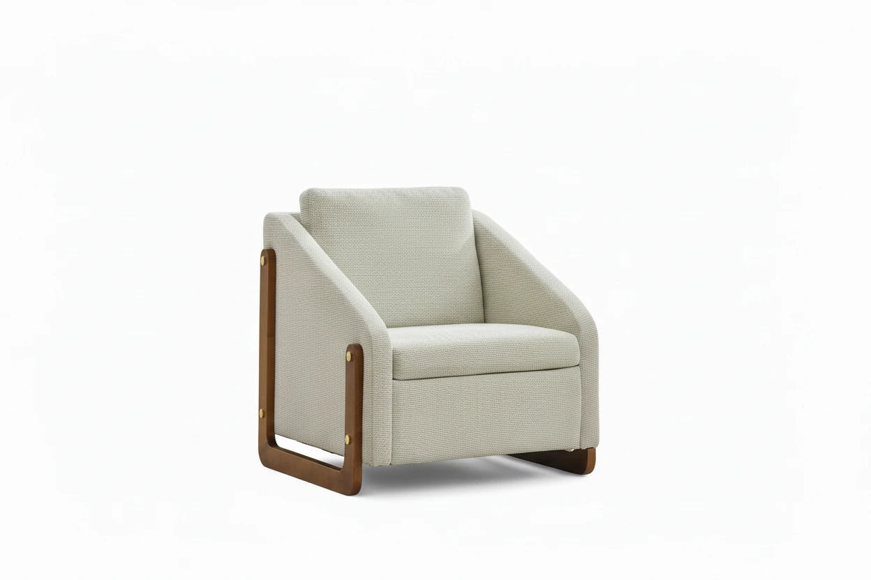 Okwish Relax armchair dining chair with wood