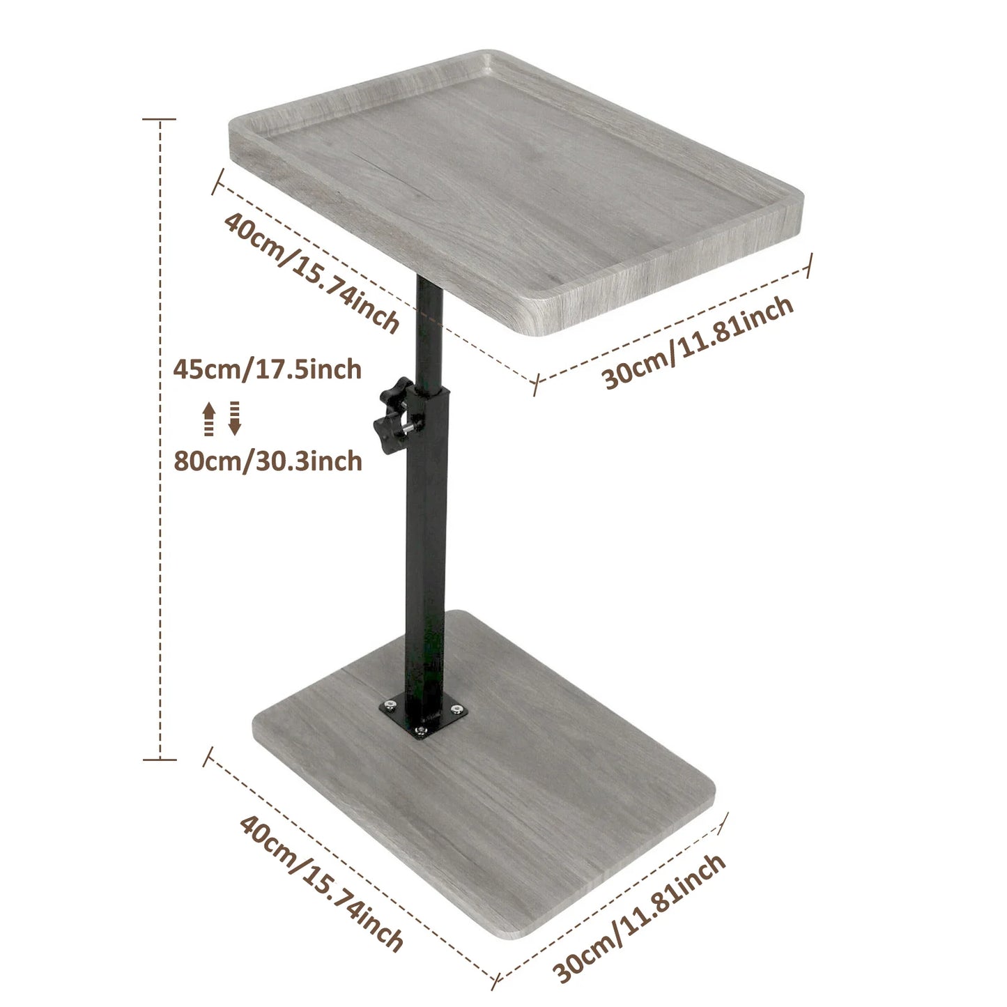 C Shaped Living Room Side Table Sofa