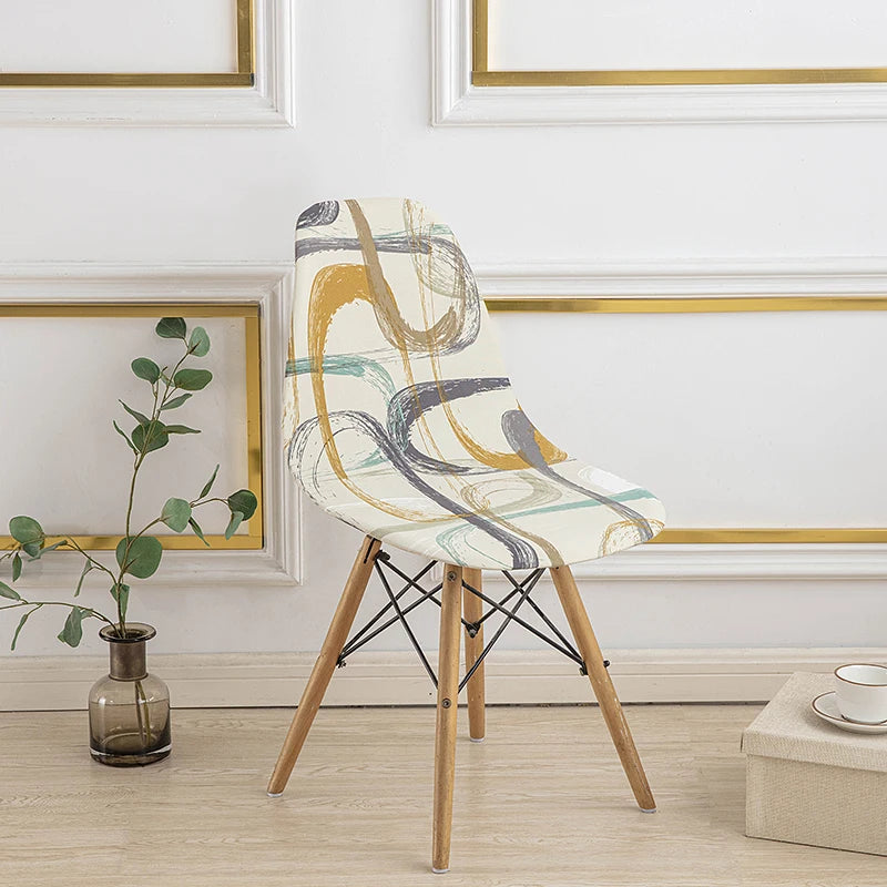 1Pc Printed Dining Table and Chair Cover