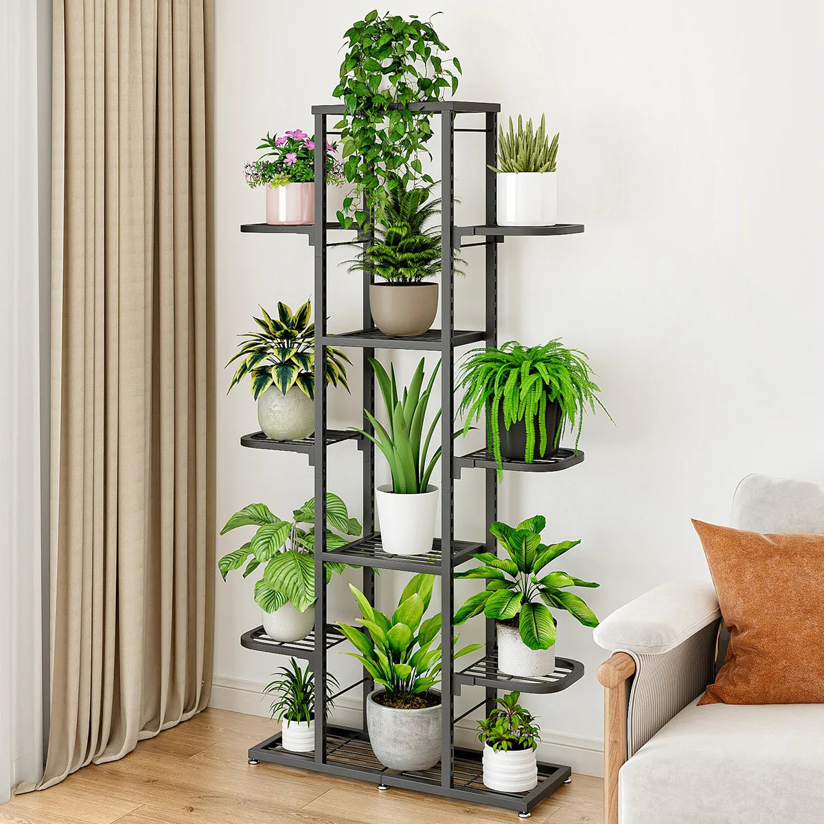 Plant Stand, 5 Tier/7 Tier Anti Slip Waterproof Corner