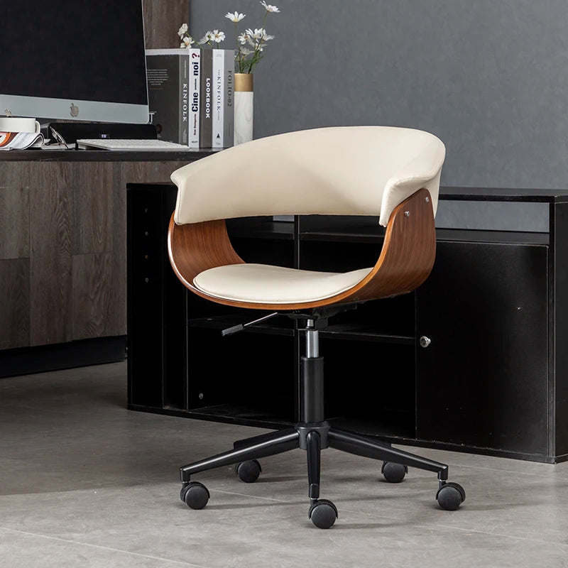 Light Chair Office  Solid Wood