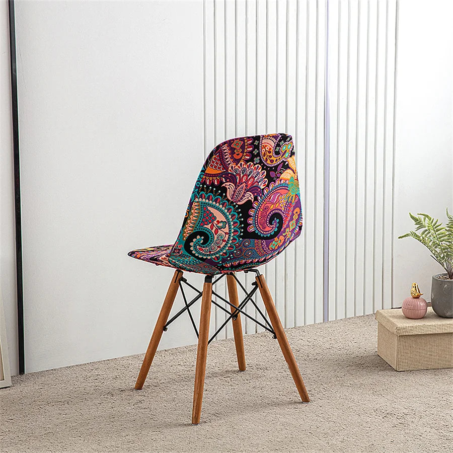 1Pc Printed Dining Table and Chair Cover