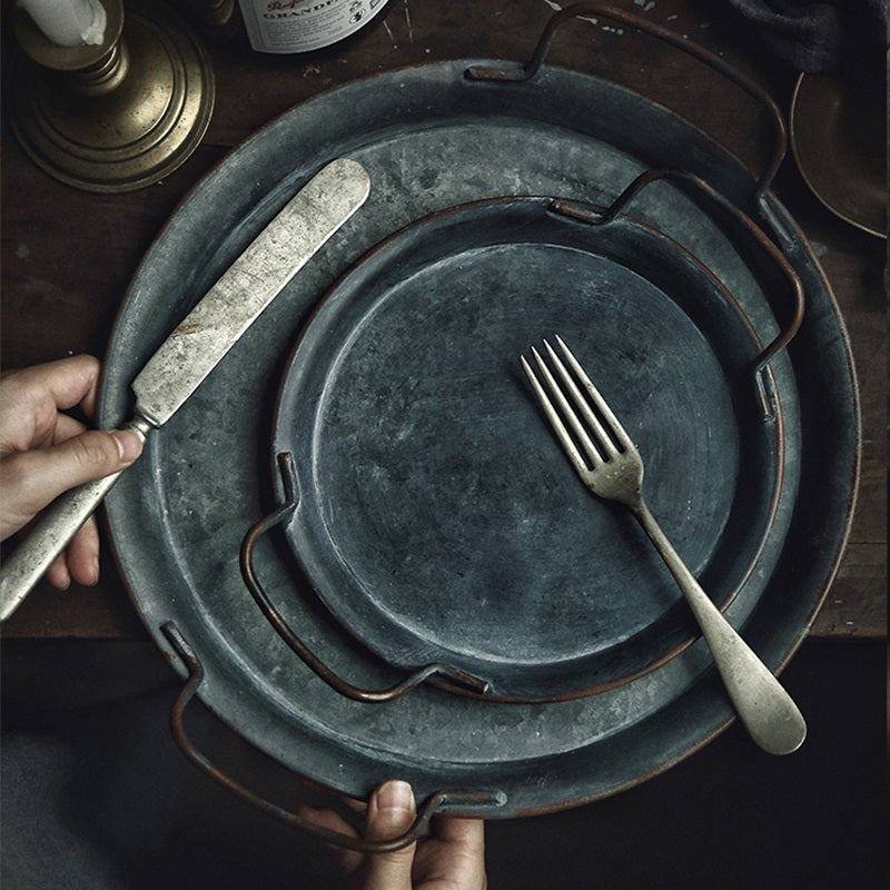 Vassoio Ferro stile antico