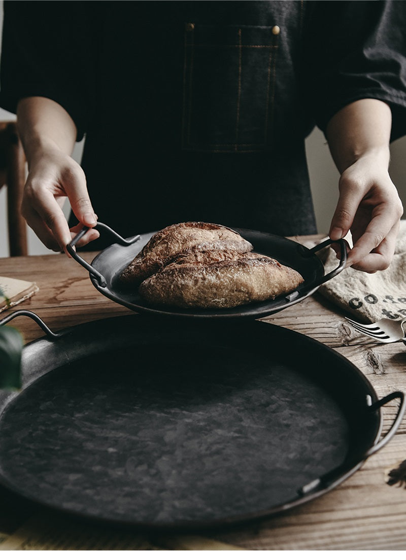 Vassoio Ferro stile antico