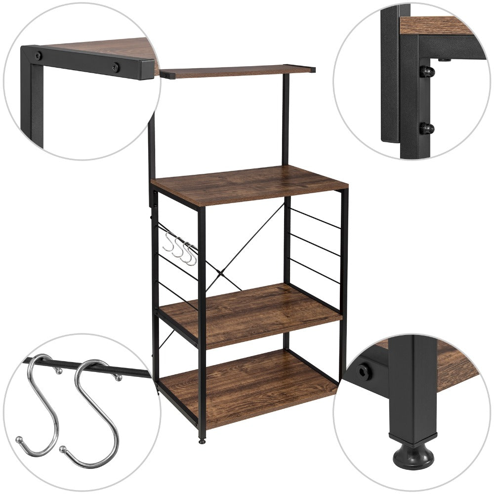 Scaffalatura Ferro e Legno