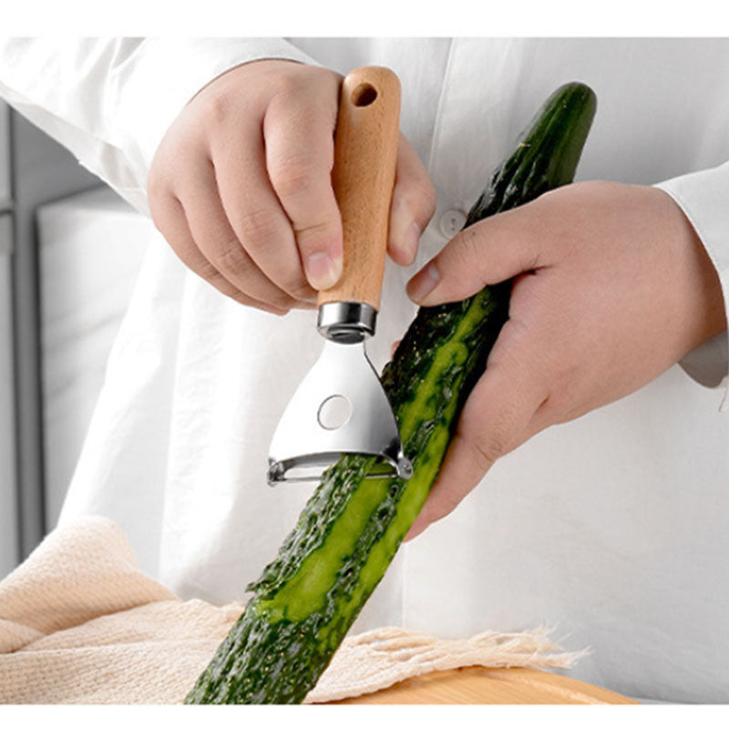 Utensili da cucina manico in legno